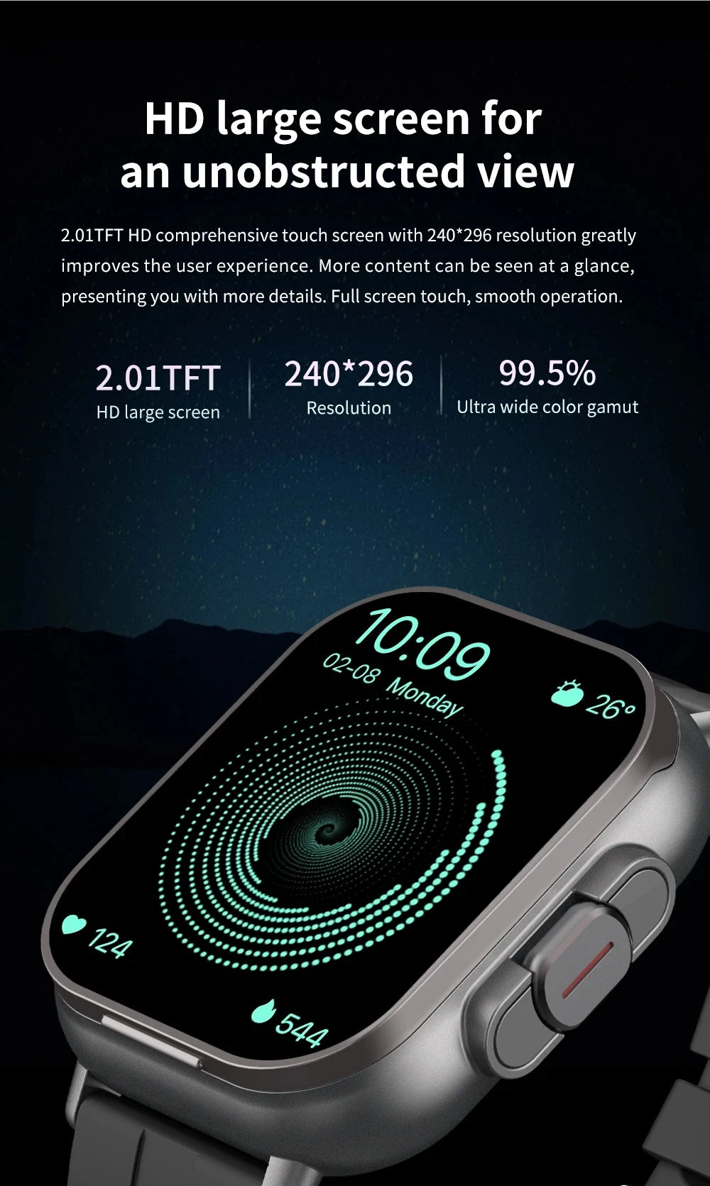 2-In-1 Smart Watch & Bluetooth Head Phones | Convenient Bluetooth Head Phone Carry Case Inside Smart Watch