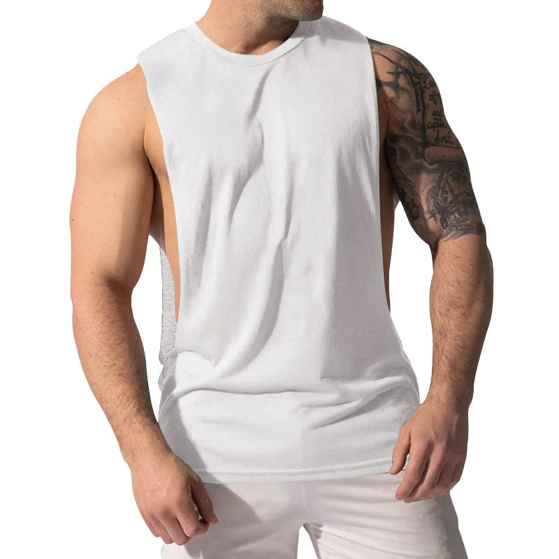 Gym Training Tank Top | Men's Thin Cotton Breathable Fitness Top