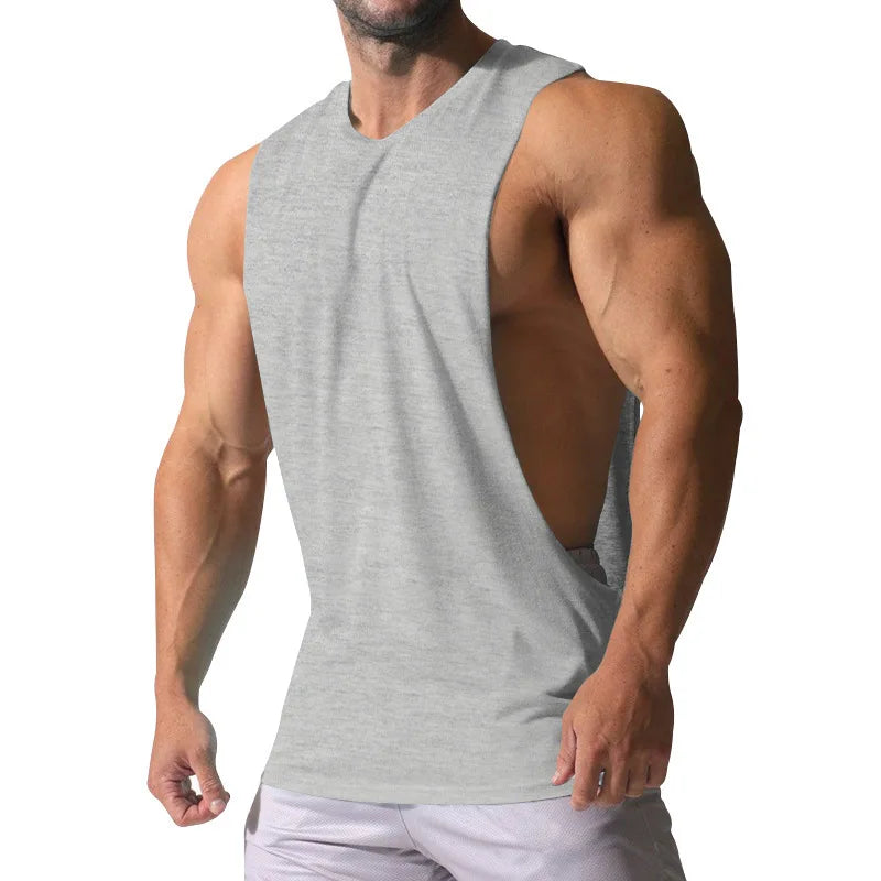 Gym Training Tank Top | Men's Thin Cotton Breathable Fitness Top