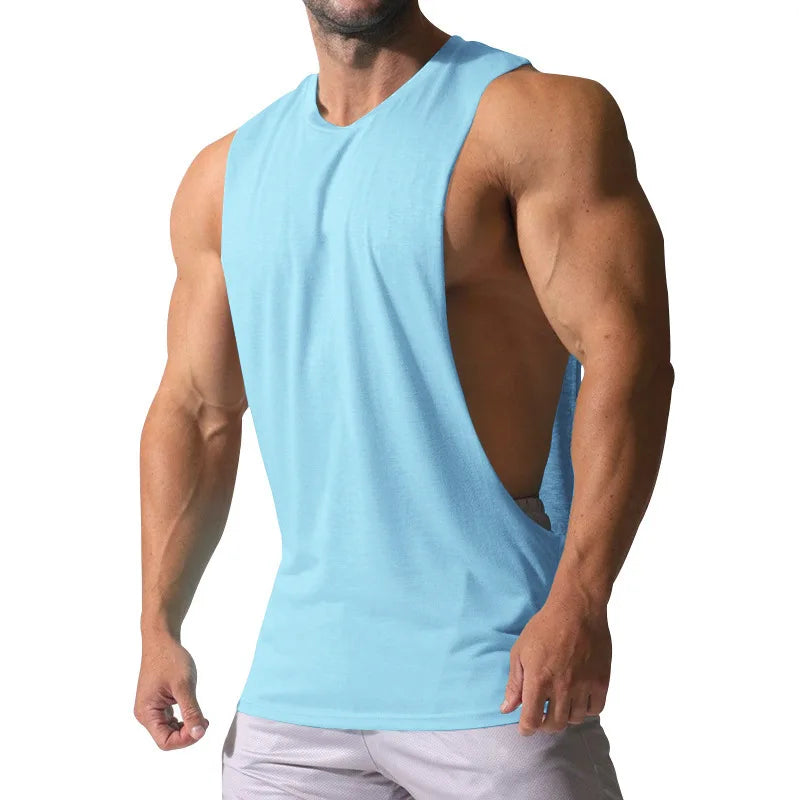 Gym Training Tank Top | Men's Thin Cotton Breathable Fitness Top