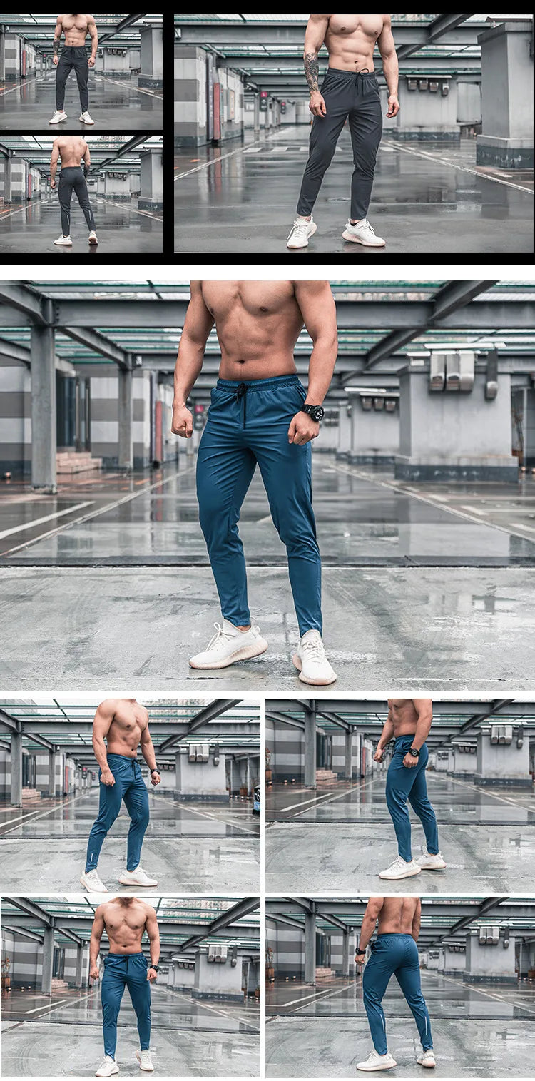 Men's Joggers | Quick-Drying Sweatpants with Pockets for Running, Workouts, Fitness, and Sports