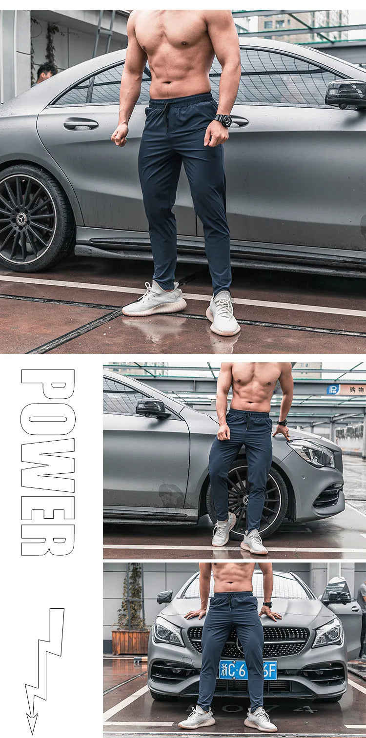 Men's Joggers | Quick-Drying Sweatpants with Pockets for Running, Workouts, Fitness, and Sports