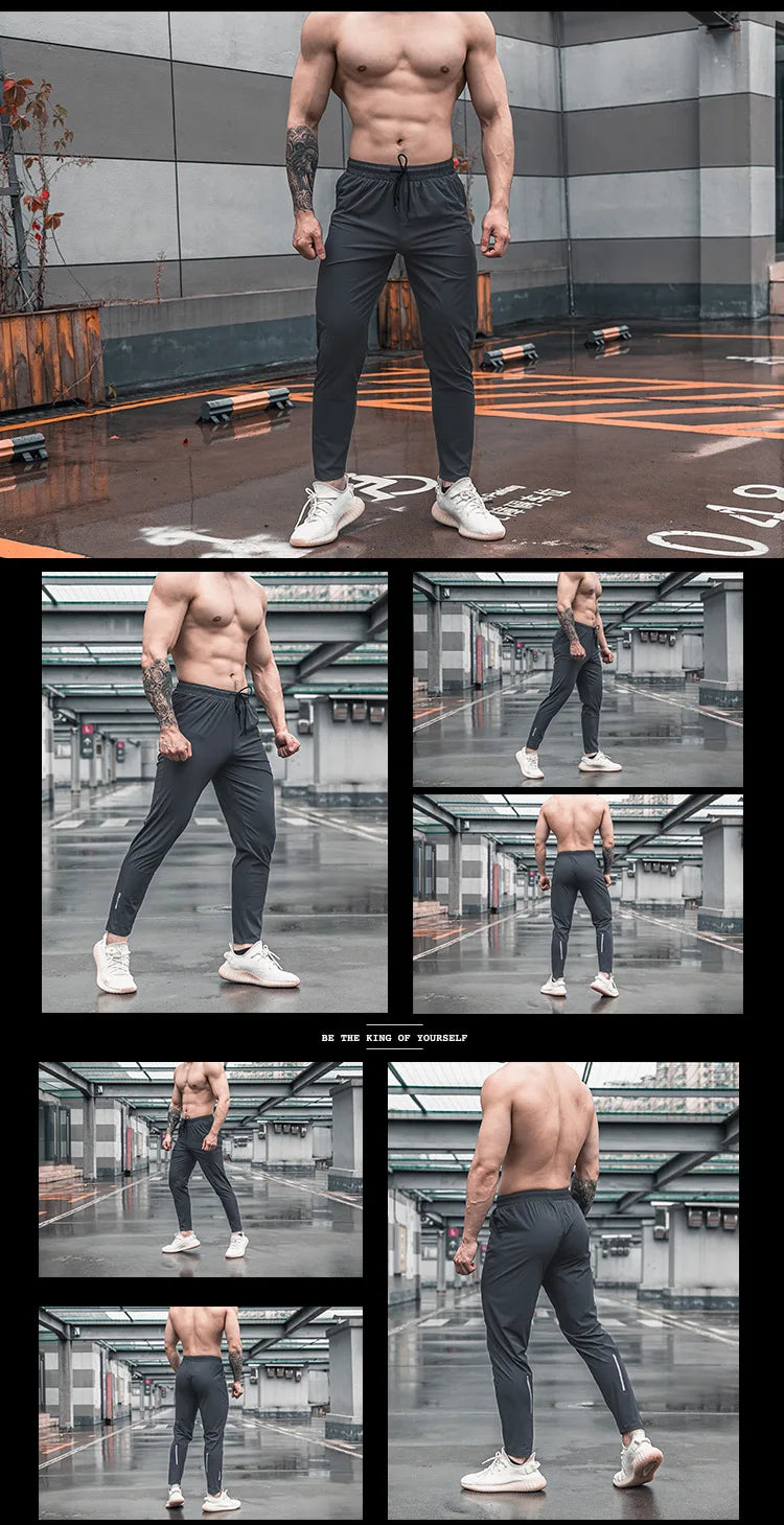 Men's Joggers | Quick-Drying Sweatpants with Pockets for Running, Workouts, Fitness, and Sports