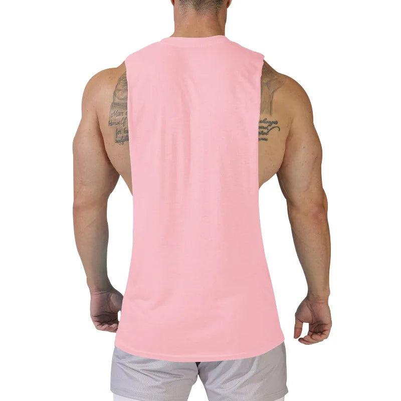 Gym Training Tank Top | Men's Thin Cotton Breathable Fitness Top