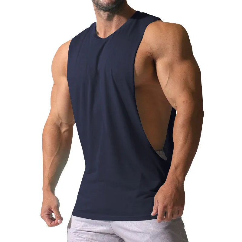 Gym Training Tank Top | Men's Thin Cotton Breathable Fitness Top
