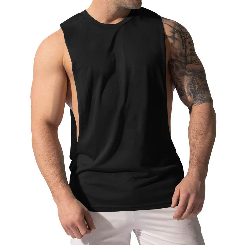 Gym Training Tank Top | Men's Thin Cotton Breathable Fitness Top