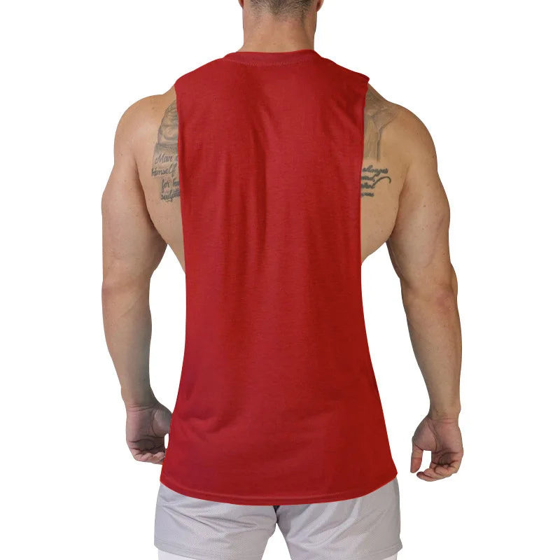 Gym Training Tank Top | Men's Thin Cotton Breathable Fitness Top