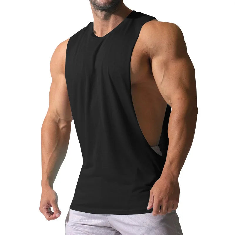 Gym Training Tank Top | Men's Thin Cotton Breathable Fitness Top