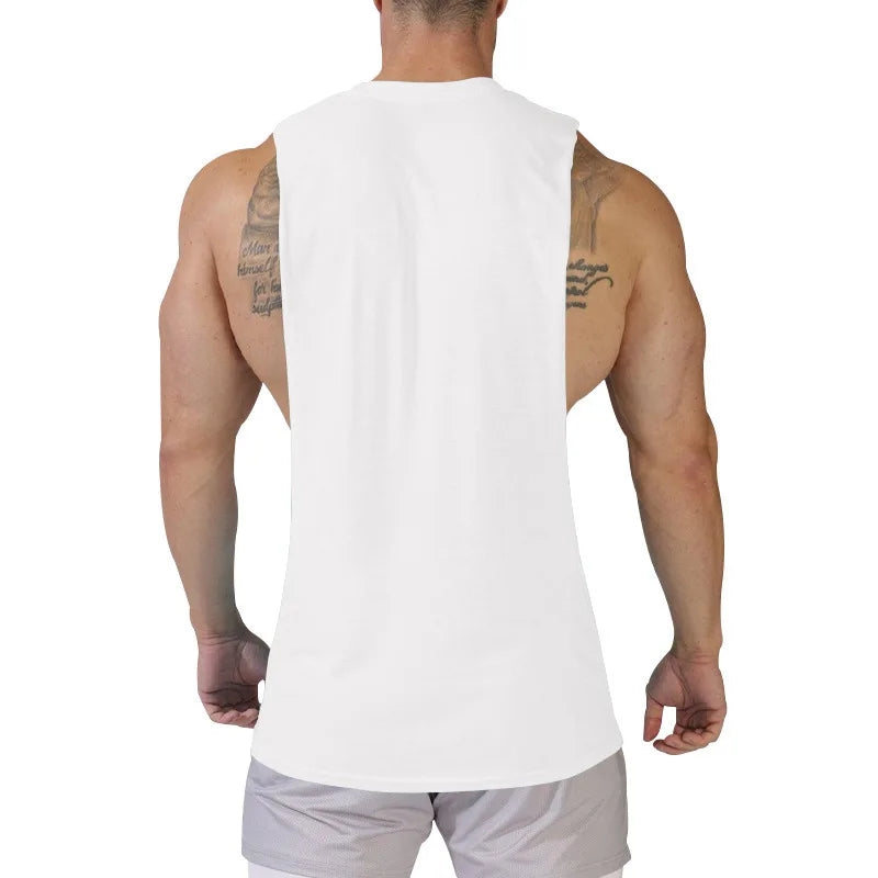 Gym Training Tank Top | Men's Thin Cotton Breathable Fitness Top