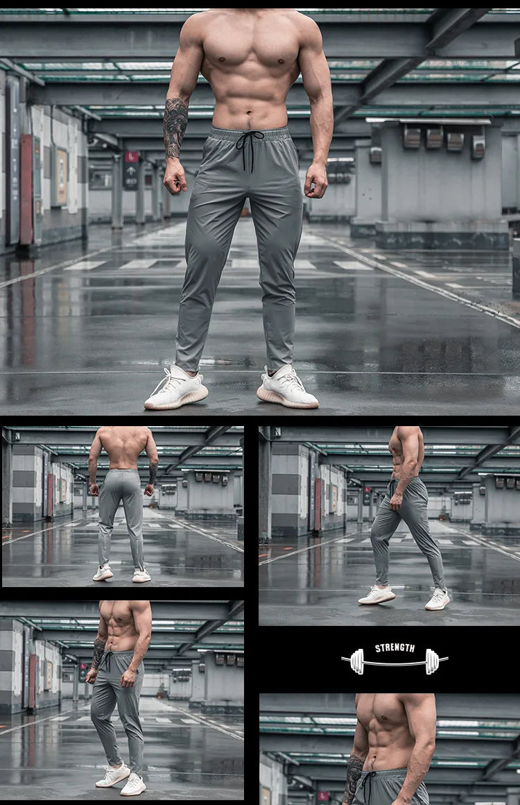 Men's Joggers | Quick-Drying Sweatpants with Pockets for Running, Workouts, Fitness, and Sports