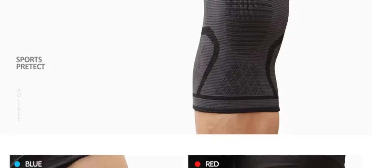 Compression Knee Sleeve For Weightlifting, Outdoor Indoor Sports, Squatting, Running, and Cycling