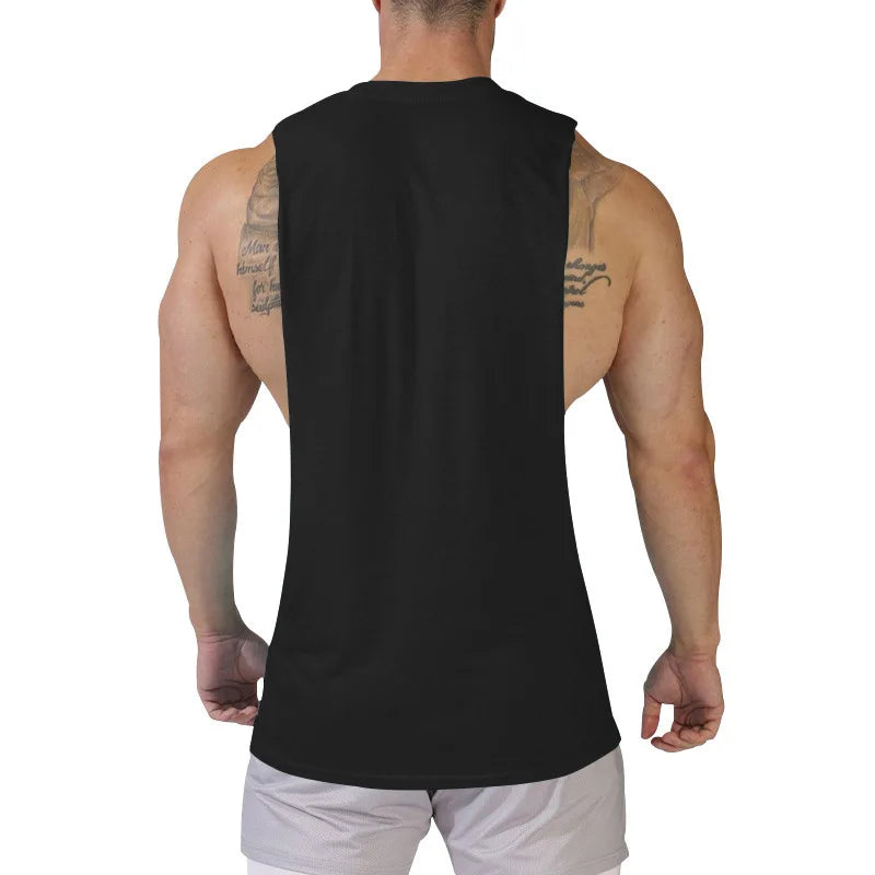 Gym Training Tank Top | Men's Thin Cotton Breathable Fitness Top