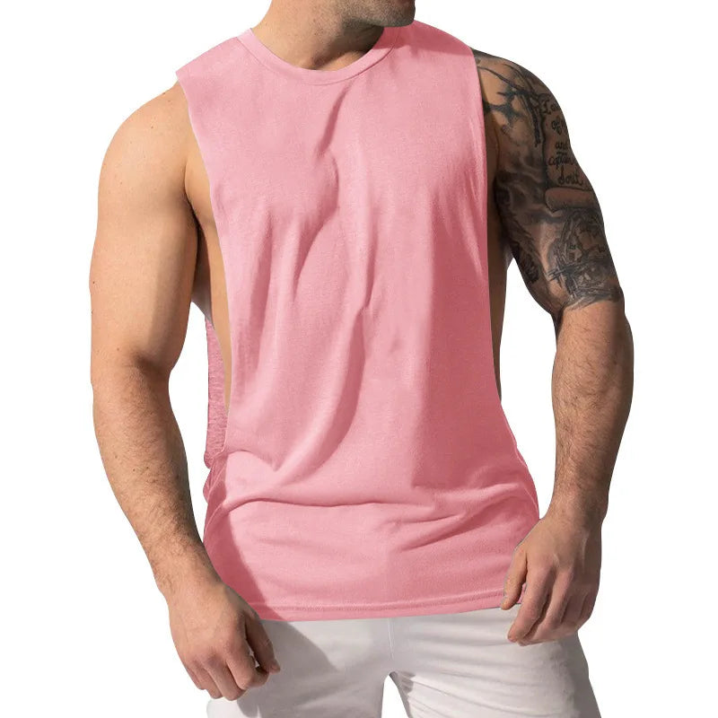 Gym Training Tank Top | Men's Thin Cotton Breathable Fitness Top