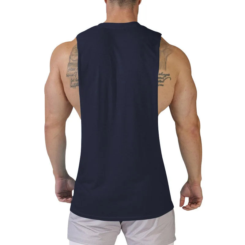 Gym Training Tank Top | Men's Thin Cotton Breathable Fitness Top