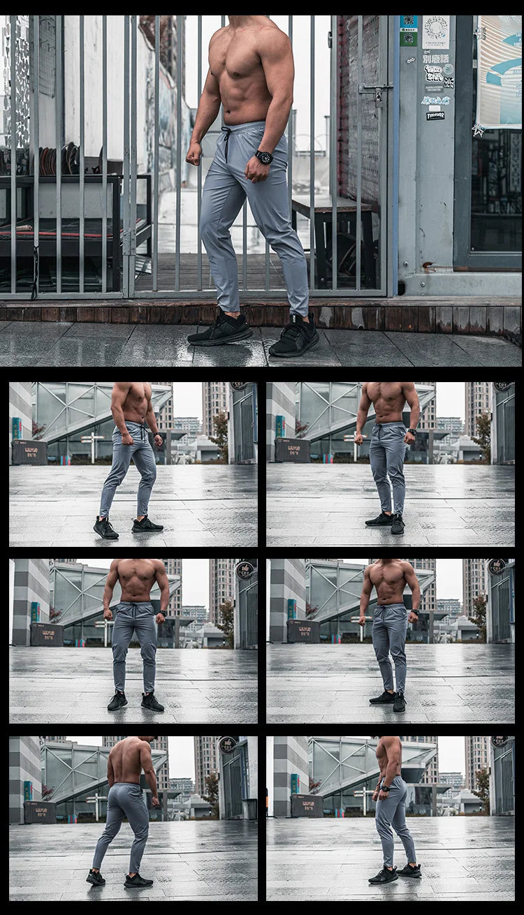 Men's Joggers | Quick-Drying Sweatpants with Pockets for Running, Workouts, Fitness, and Sports