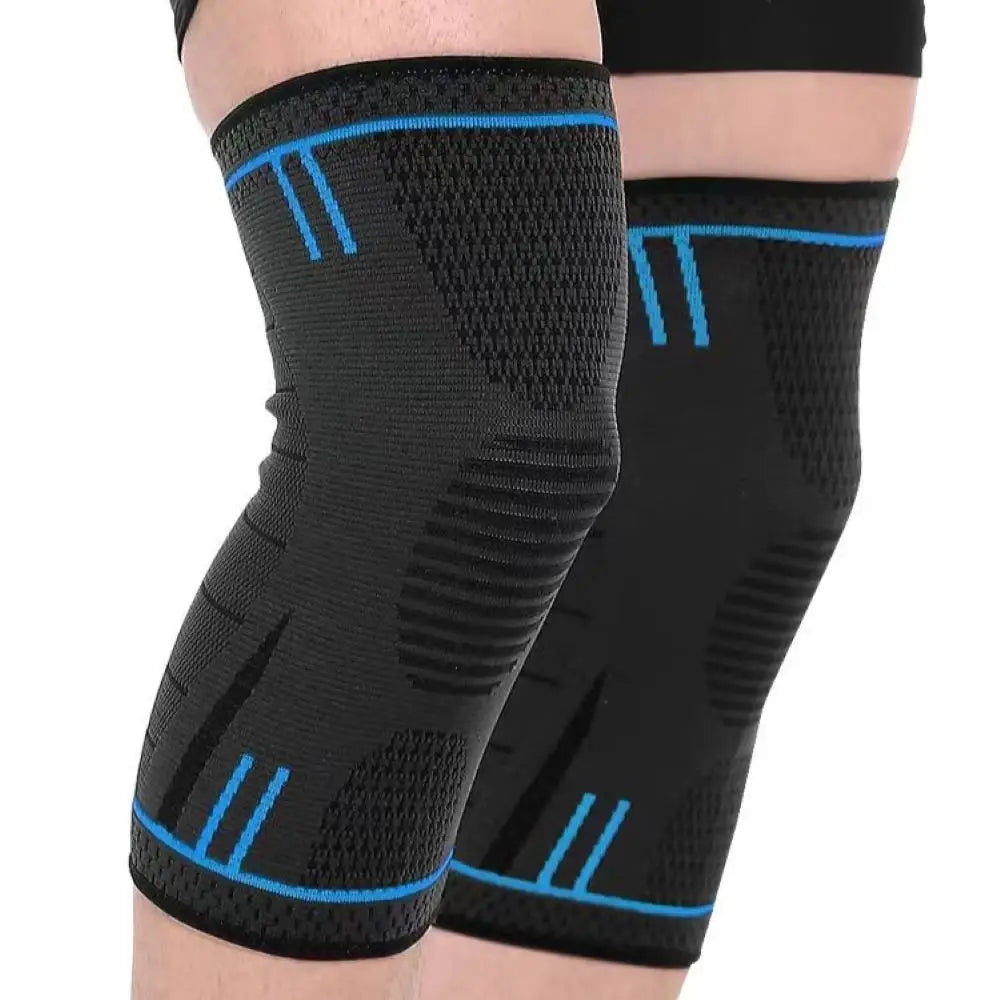 Compression Knee Sleeve For Weightlifting, Outdoor Indoor Sports, Squatting, Running, and Cycling