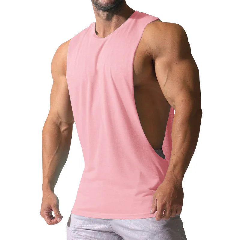 Gym Training Tank Top | Men's Thin Cotton Breathable Fitness Top