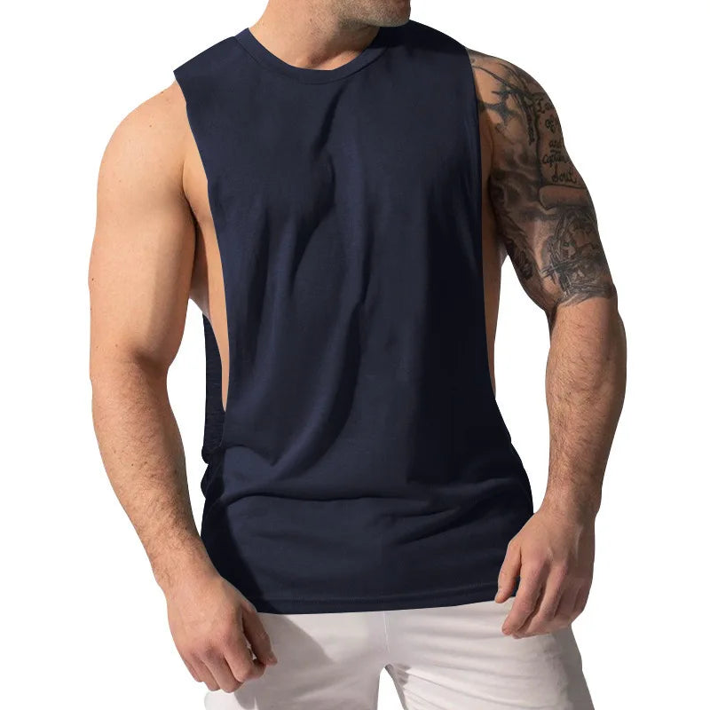 Gym Training Tank Top | Men's Thin Cotton Breathable Fitness Top