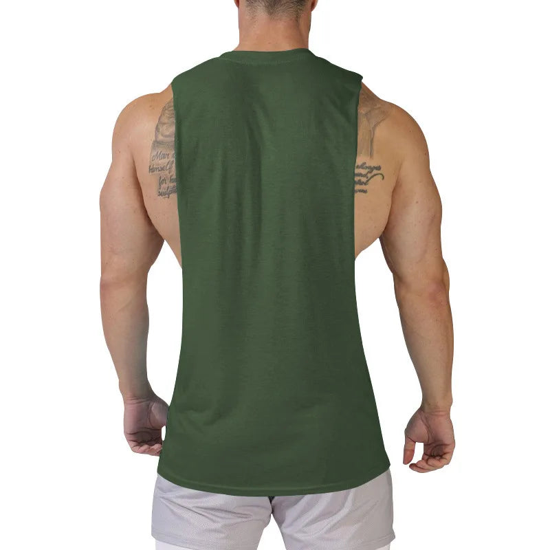 Gym Training Tank Top | Men's Thin Cotton Breathable Fitness Top