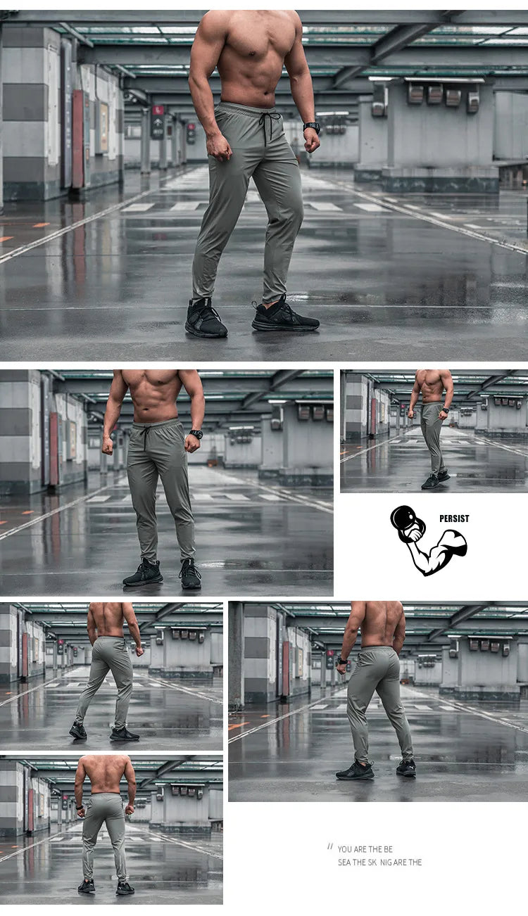 Men's Joggers | Quick-Drying Sweatpants with Pockets for Running, Workouts, Fitness, and Sports