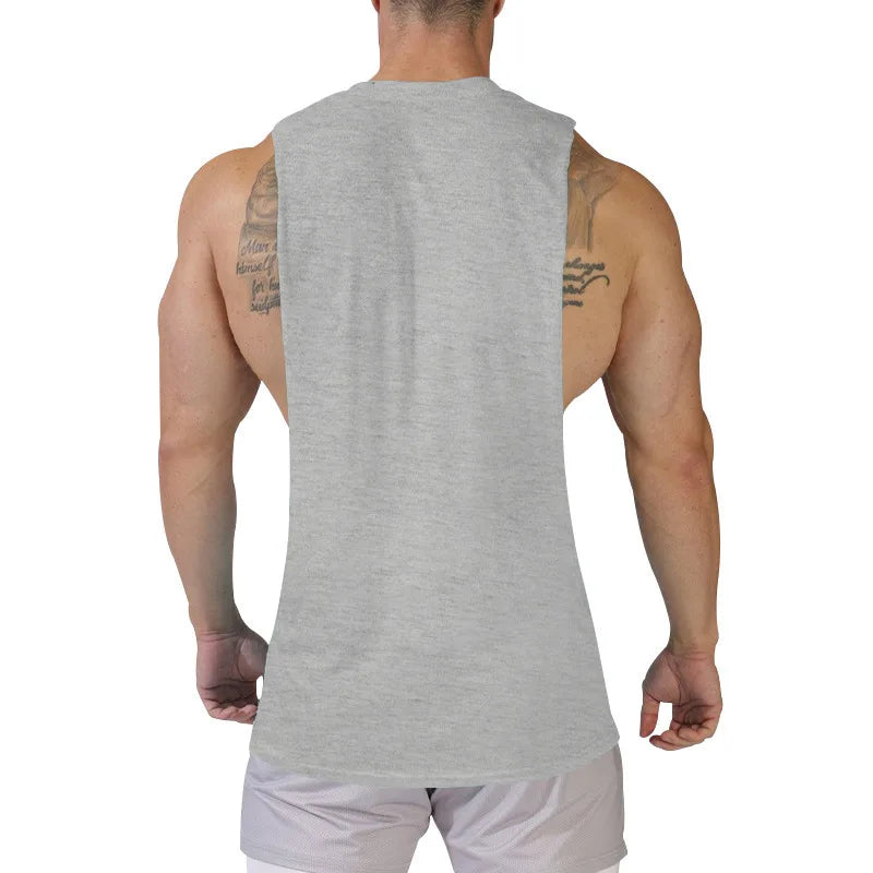 Gym Training Tank Top | Men's Thin Cotton Breathable Fitness Top