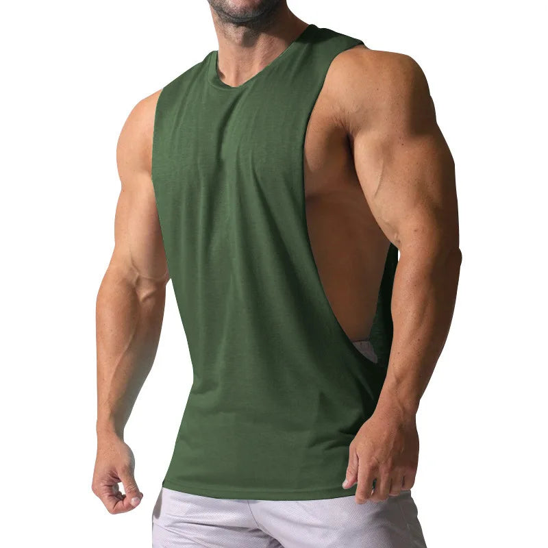 Gym Training Tank Top | Men's Thin Cotton Breathable Fitness Top