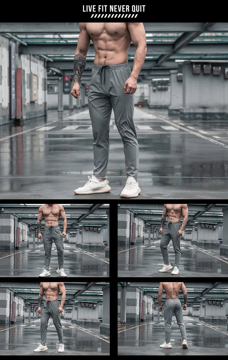 Men's Joggers | Quick-Drying Sweatpants with Pockets for Running, Workouts, Fitness, and Sports