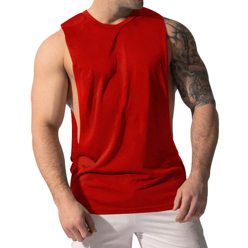 Gym Training Tank Top | Men's Thin Cotton Breathable Fitness Top