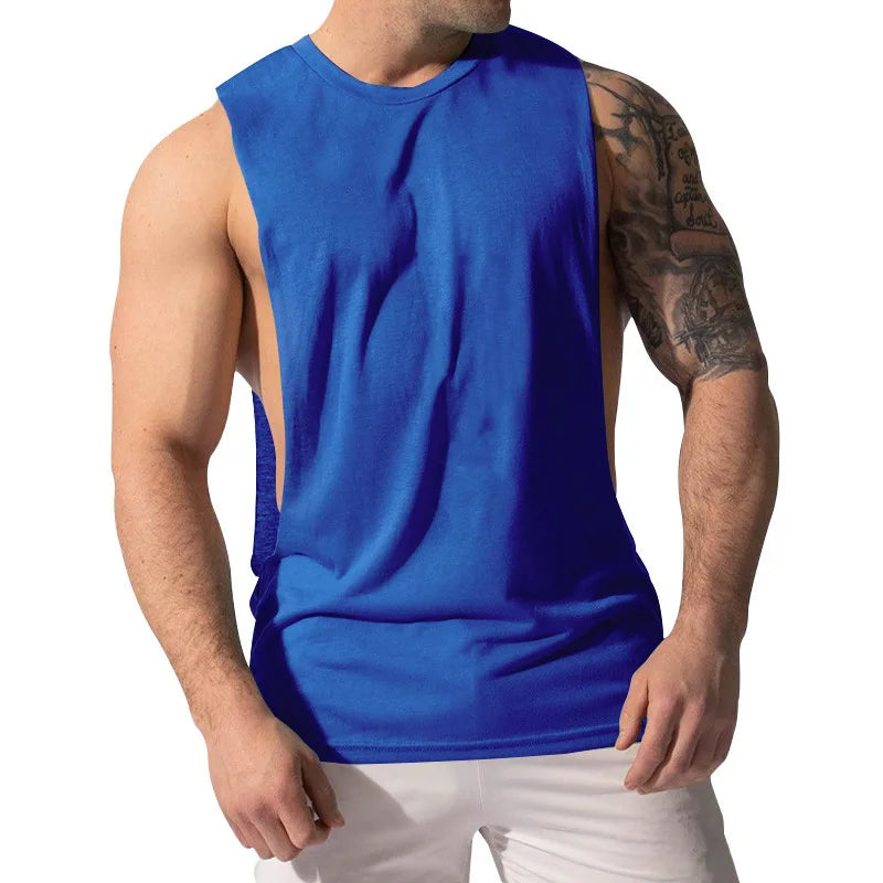 Gym Training Tank Top | Men's Thin Cotton Breathable Fitness Top