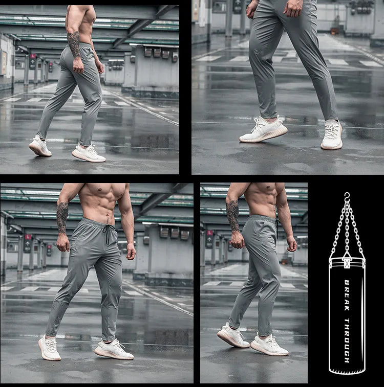 Men's Joggers | Quick-Drying Sweatpants with Pockets for Running, Workouts, Fitness, and Sports