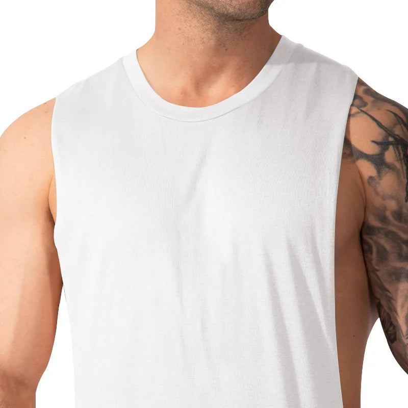Gym Training Tank Top | Men's Thin Cotton Breathable Fitness Top