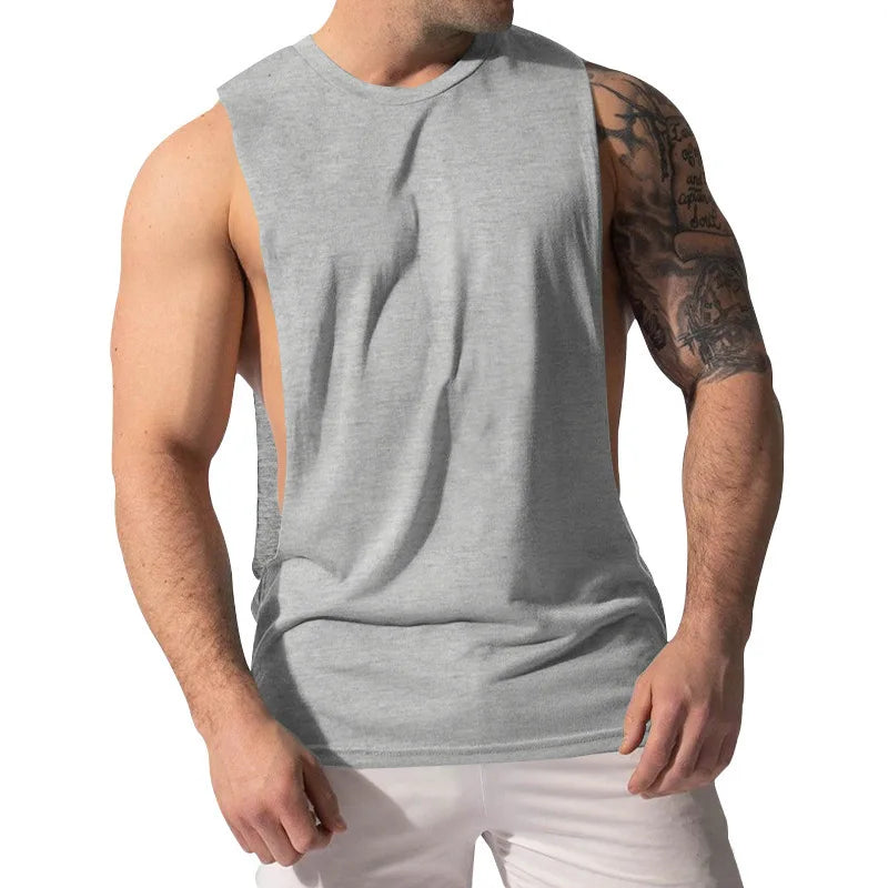 Gym Training Tank Top | Men's Thin Cotton Breathable Fitness Top