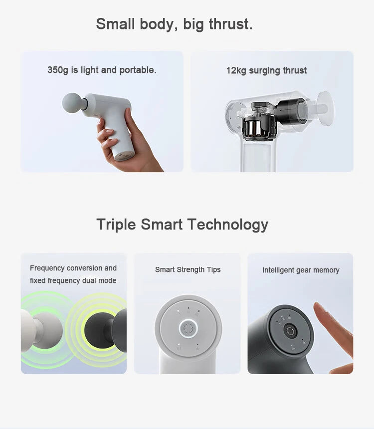 Handheld Muscle Massage Therapy Tool | Portable Electric Massager
