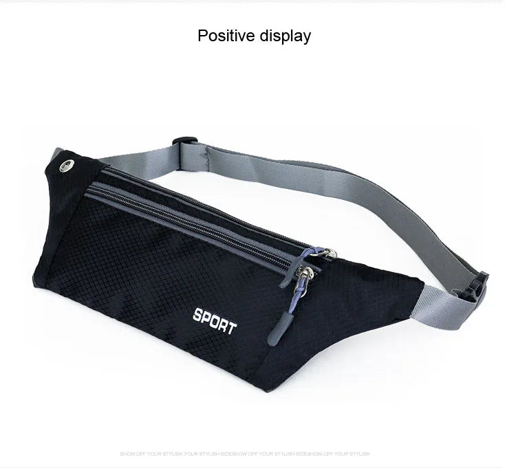 Outdoor Running Belt Bag | Waist, Hip, and Shoulder Bag for Exercise