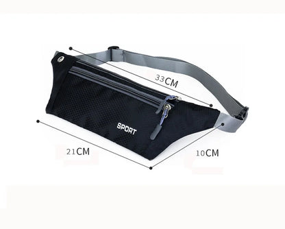 Outdoor Running Belt Bag | Waist, Hip, and Shoulder Bag for Exercise