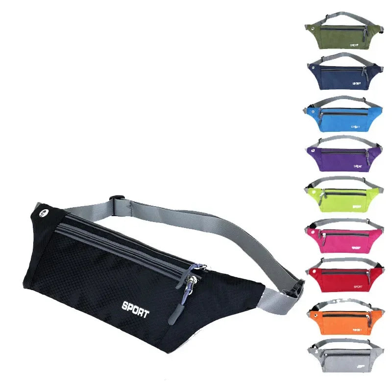 Outdoor Running Belt Bag | Waist, Hip, and Shoulder Bag for Exercise